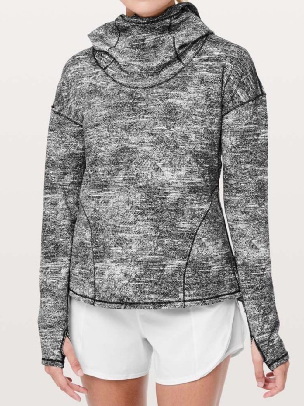 Lululemon Forever Endeavour Long Sleeve
Rush Jacquard Black White Size 10